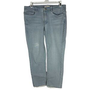 J.Jill Women's Authentic Fit Cropped Jeans Size 4 Light Wash Denim